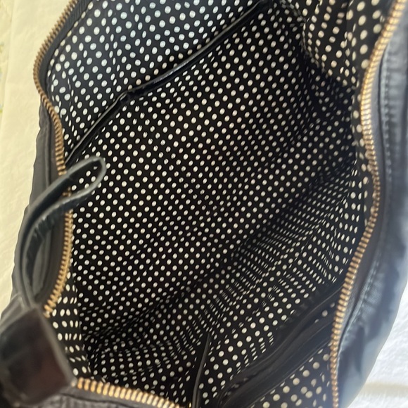 Kate Spade Black Canvas Bag with front closure pocket - Picture 8 of 16